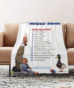 Custom Name Disney The Pacifier Quilt Blanket for Home Decoration and Gift - Great Gifts for Family