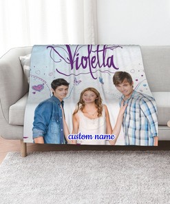 Custom Name Disney Violetta Quilt Bedding Set - Great for Picnic and Home Decor