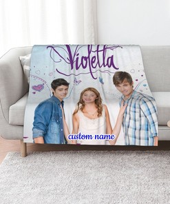Custom Name Disney Violetta Quilt Bedding Set - Great for Picnic and Home Decor