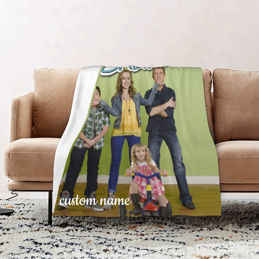 Custom Name Good Luck Charlie Quilt Blanket Set - Perfect for Home Decoration and Picnic, Great Gifts for Family