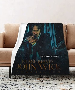 Custom Name John Wick Quilt Bedding Set - Perfect for Bedroom Decor and Home Decoration