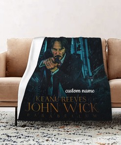 Custom Name John Wick Quilt Bedding Set - Perfect for Bedroom Decor and Home Decoration