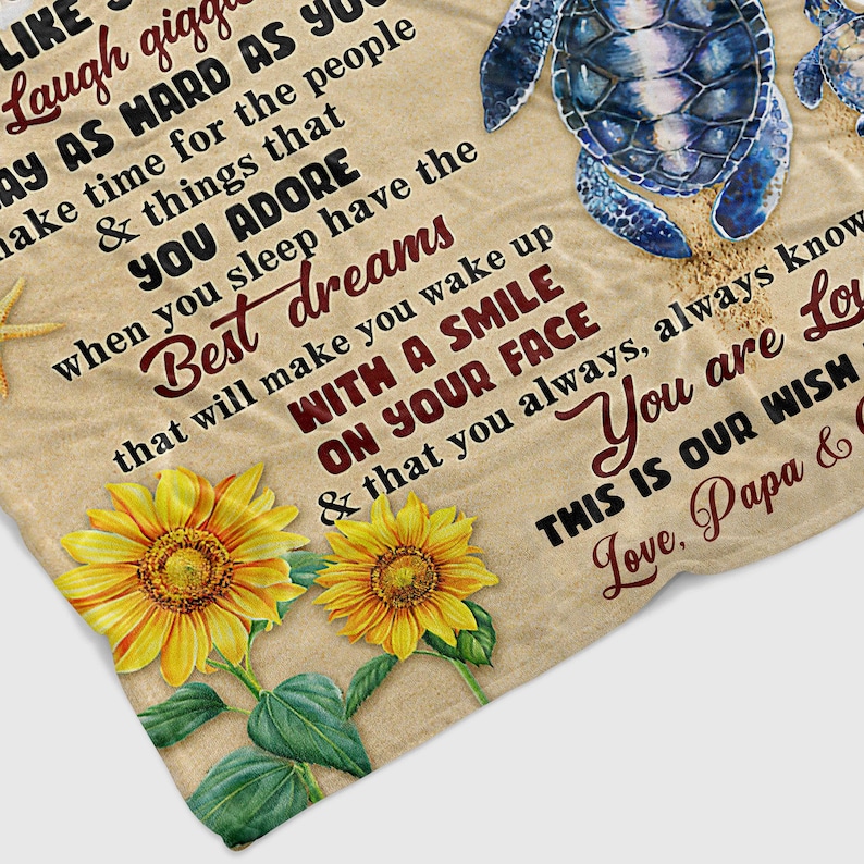 Custom Name Lion Blanket for Our Son - Perfect for Bedroom Decor, Great Gifts for Family - Image 2