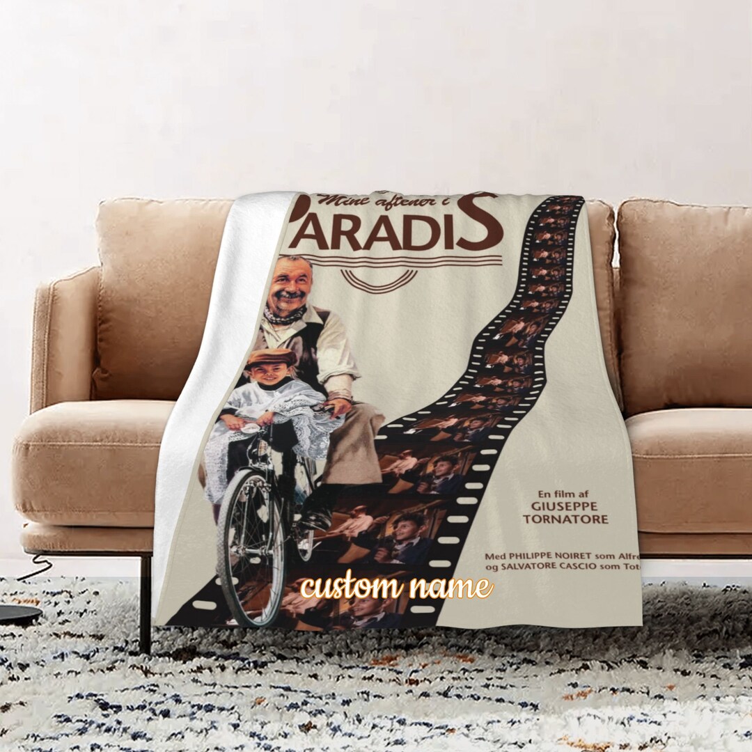 Custom Name Nuovo Cinema Paradiso Quilt Blanket for Home Decoration and Gift - Great Gifts for Family