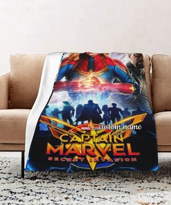 Custom Name Secret Invasion Quilt Blanket Bedding Set for Home Decoration - Great Gifts for Family