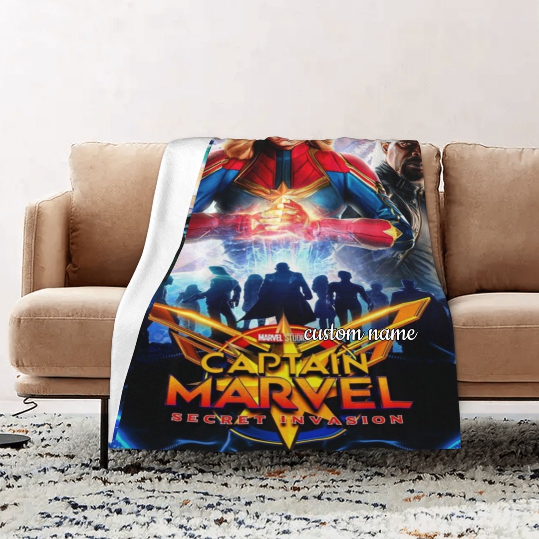 Custom Name Secret Invasion Quilt Blanket Bedding Set for Home Decoration - Great Gifts for Family