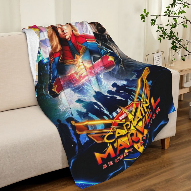 Custom Name Secret Invasion Quilt Blanket Bedding Set for Home Decoration - Great Gifts for Family - Image 4