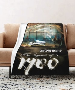 Custom Name The Legend Of 1900 Quilt Blanket Set - Perfect for Home Decoration and Picnic, Great Gifts for Family