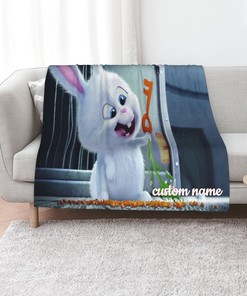 Custom Name The Secret Life of Pets Bedding Set Blanket - Suitable for Home Decoration and Picnic