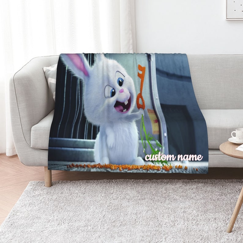 Custom Name The Secret Life of Pets Bedding Set Blanket - Suitable for Home Decoration and Picnic - Image 2