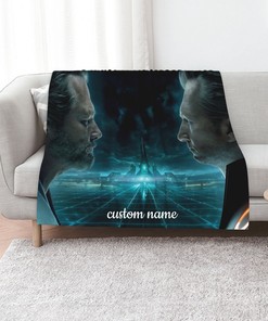 Custom Name Tron Legacy Bedding Set Blanket - Great Gifts for Family and Home Decoration