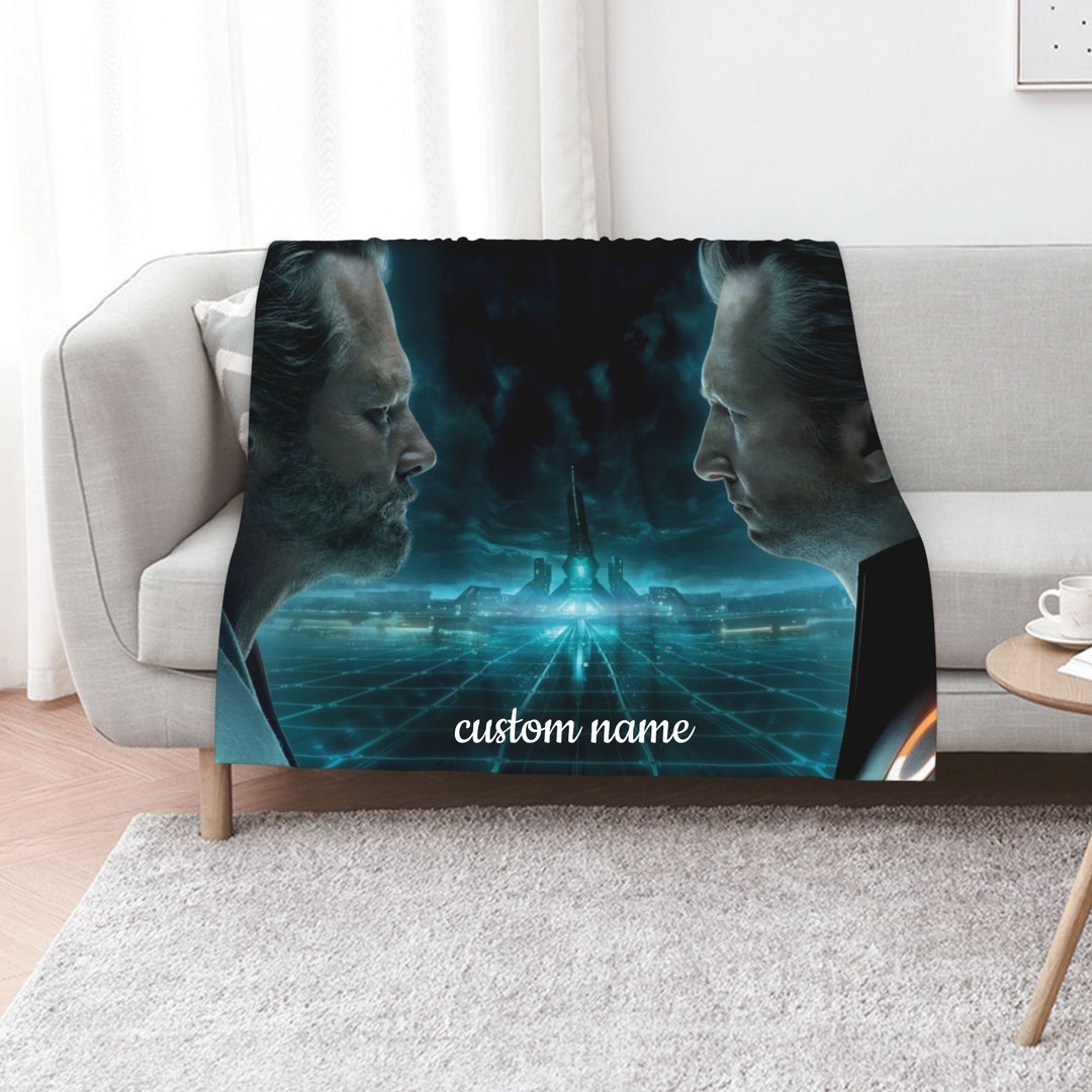 Custom Name Tron Legacy Bedding Set Blanket - Great Gifts for Family and Home Decoration