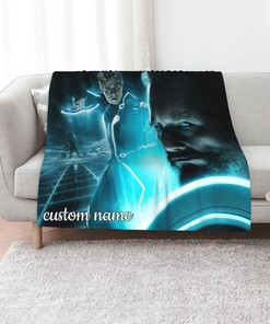 Custom Name Tron Legacy Quilt Bedding Set - Suitable for Home Decoration and Picnic