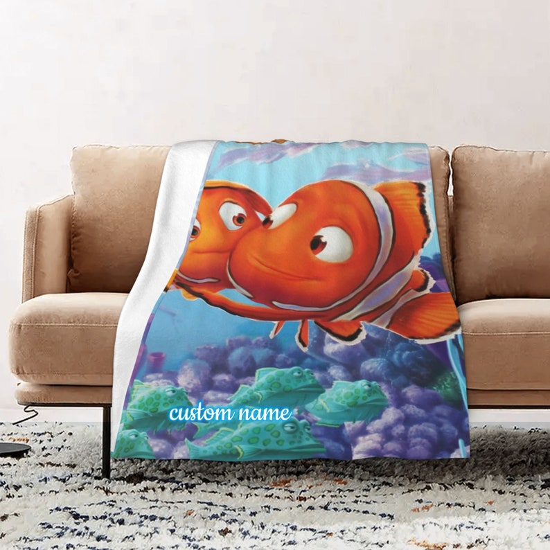 Custom Nemo Quilt Blanket Bedding Set - Great for Picnic and Home Decor - Image 2