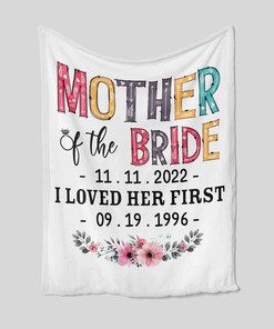 Custom Parents Wedding Gift Quilt Blanket Bedding Set - Home Decoration