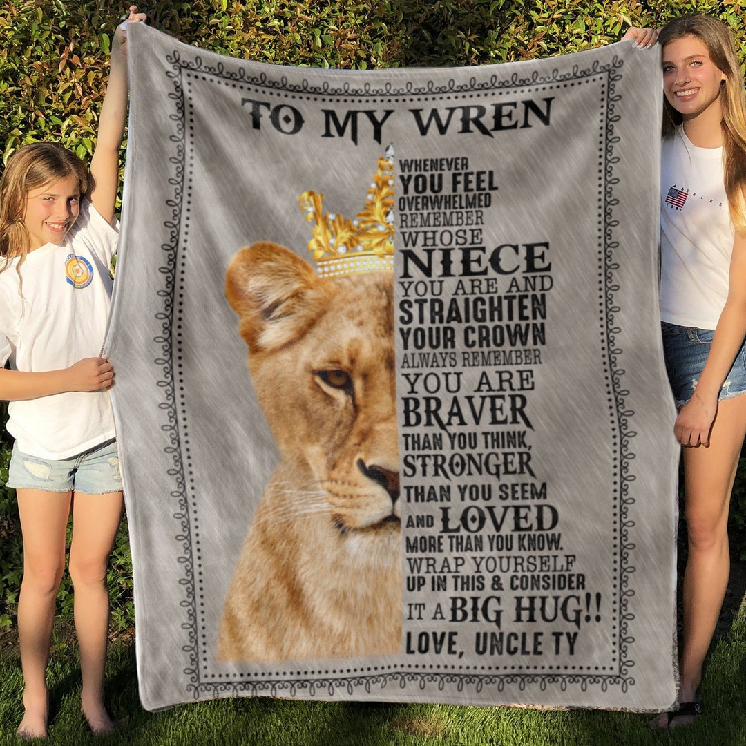 Custom To My Niece Lion King Quilt Blanket - Great Gifts for Family, Home Decoration