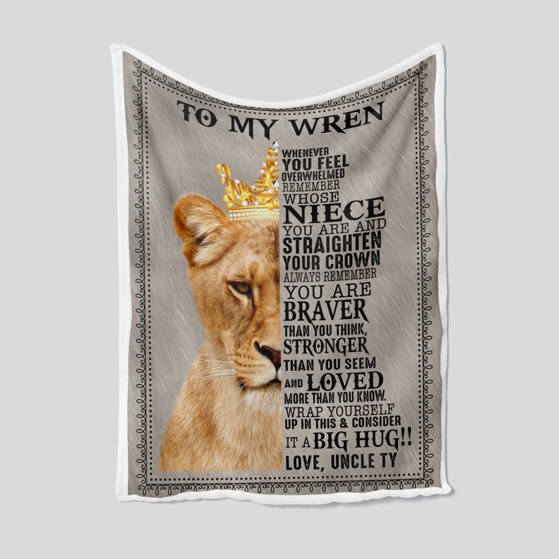 Custom To My Niece Lion King Quilt Blanket - Great Gifts for Family, Home Decoration - Image 2