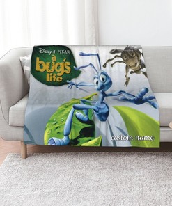 Customizable A Bug's Life Quilt Blanket Set - Great Gifts for Family