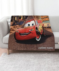 Customizable Disney Cars Quilt Bedding Set - Perfect for Bedroom Decor, Picnic, Family Gifts