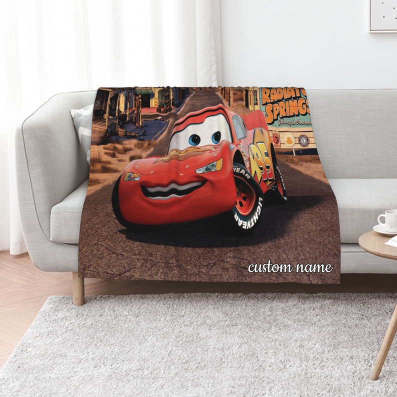 Customizable Disney Cars Quilt Bedding Set - Perfect for Bedroom Decor, Picnic, Family Gifts - Image 2
