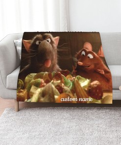 Customizable Disney Ratatouille Quilt Blanket - Great Gifts for Family
