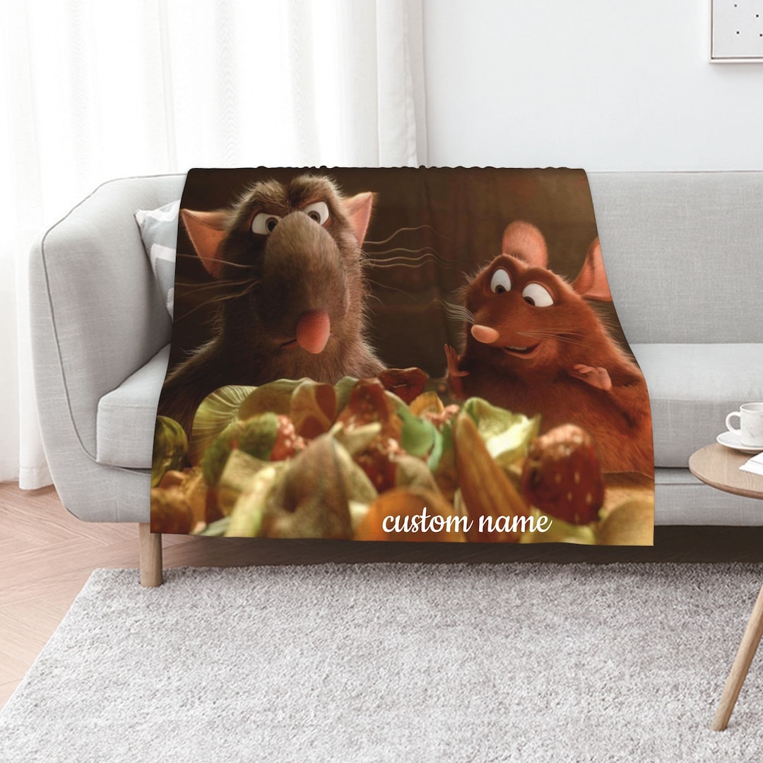 Customizable Disney Ratatouille Quilt Blanket - Great Gifts for Family