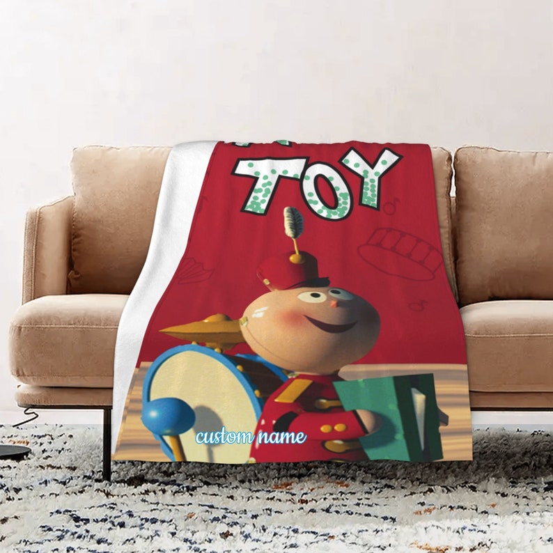 Customizable Disney Tin Toy Quilt Bedding Set Blanket - Great Gifts for Family - Image 2