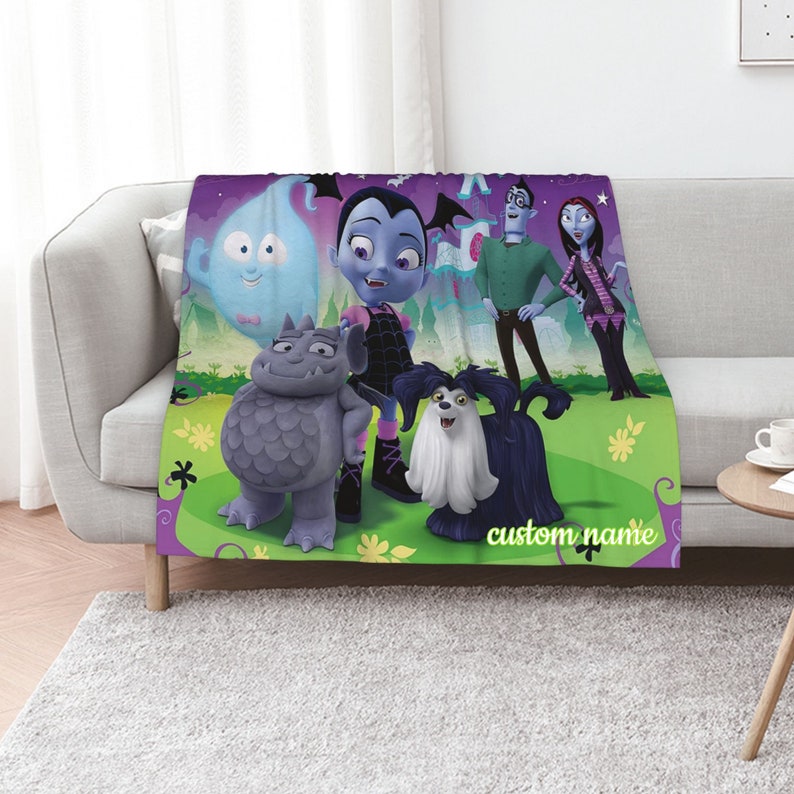 Customizable Disney Vampirina Quilt Blanket - Home Decoration - Image 2