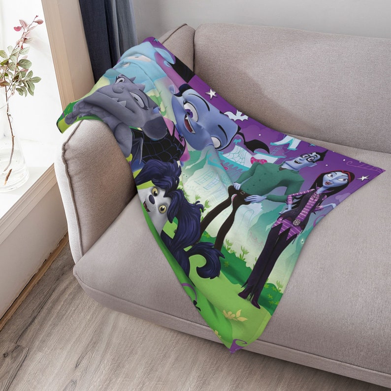 Customizable Disney Vampirina Quilt Blanket - Home Decoration - Image 4