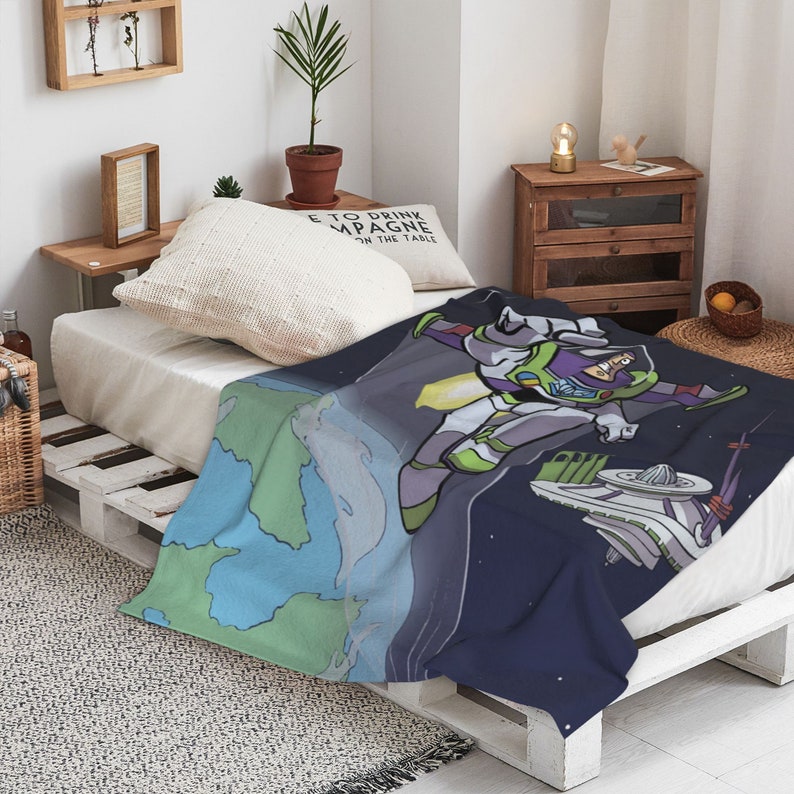 Customizable Lightyear Bedding Set Blanket - Great Gifts for Family - Image 4