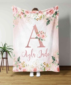 Customized Pink Rose Quilt Bedding Set, Ideal for Birthday and Bedroom Decoration