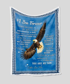 Customized To My Son Quilt Blanket Bedding Set - Perfect for Boys, Home Decoration