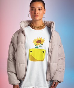Cute Ai Ohto Flower Shirt for Anime Lovers - Wonder Egg Priority
