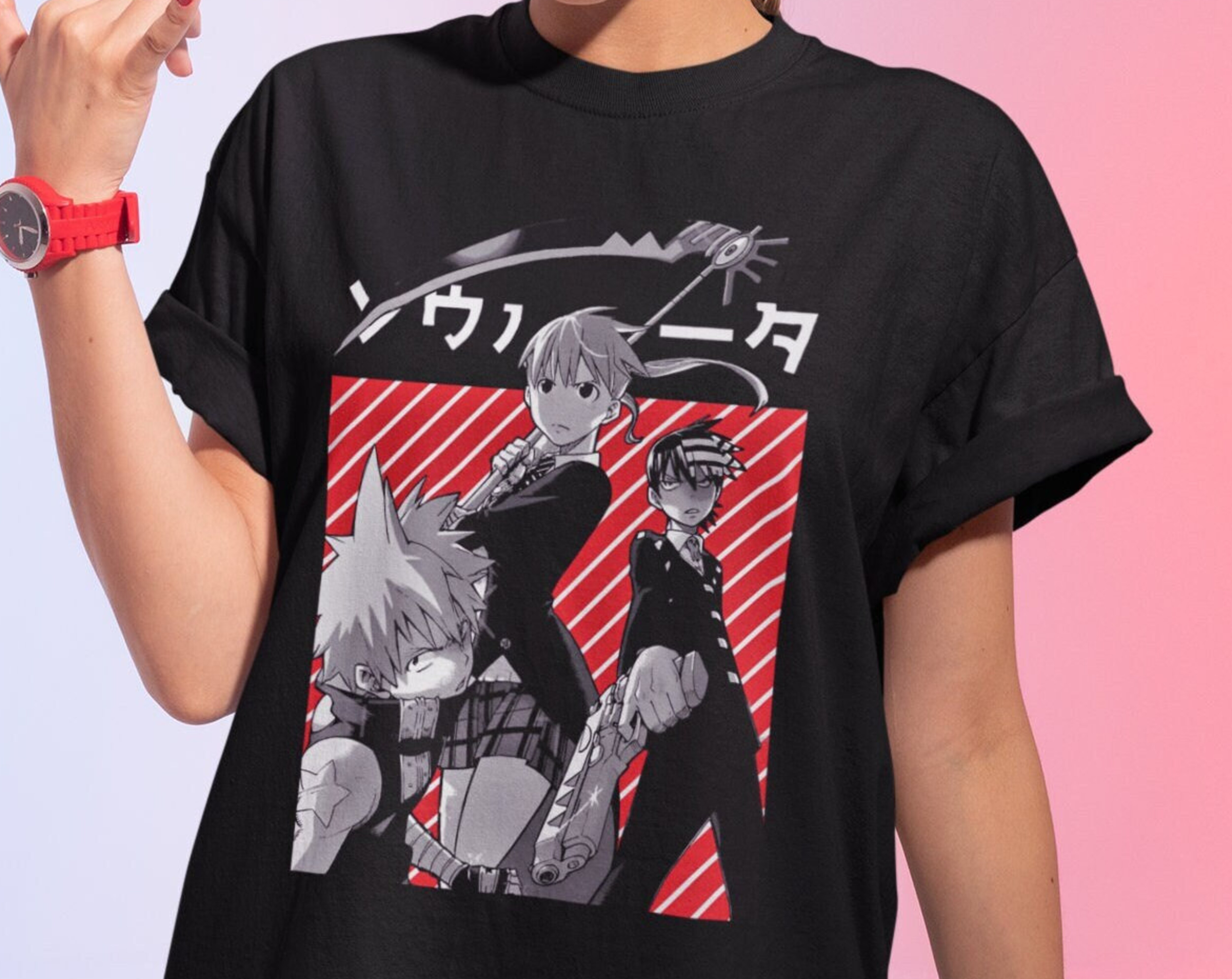 Cute Anime Girl Fantasy Waifu Shirt - Retro Aesthetic Tee for Fans - Image 2