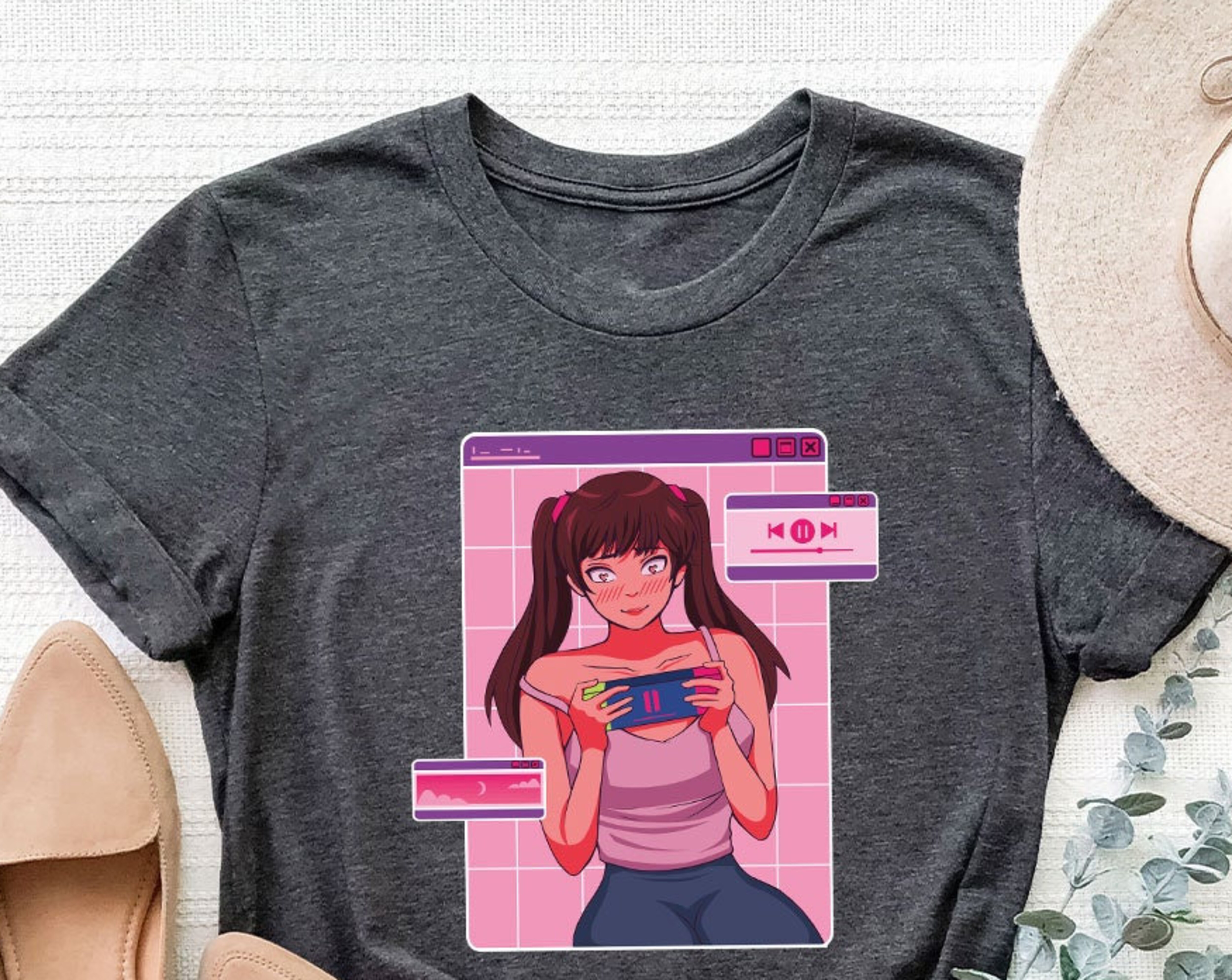 Cute Anime Girls T-Shirts, Perfect for School or Weekend - Image 3