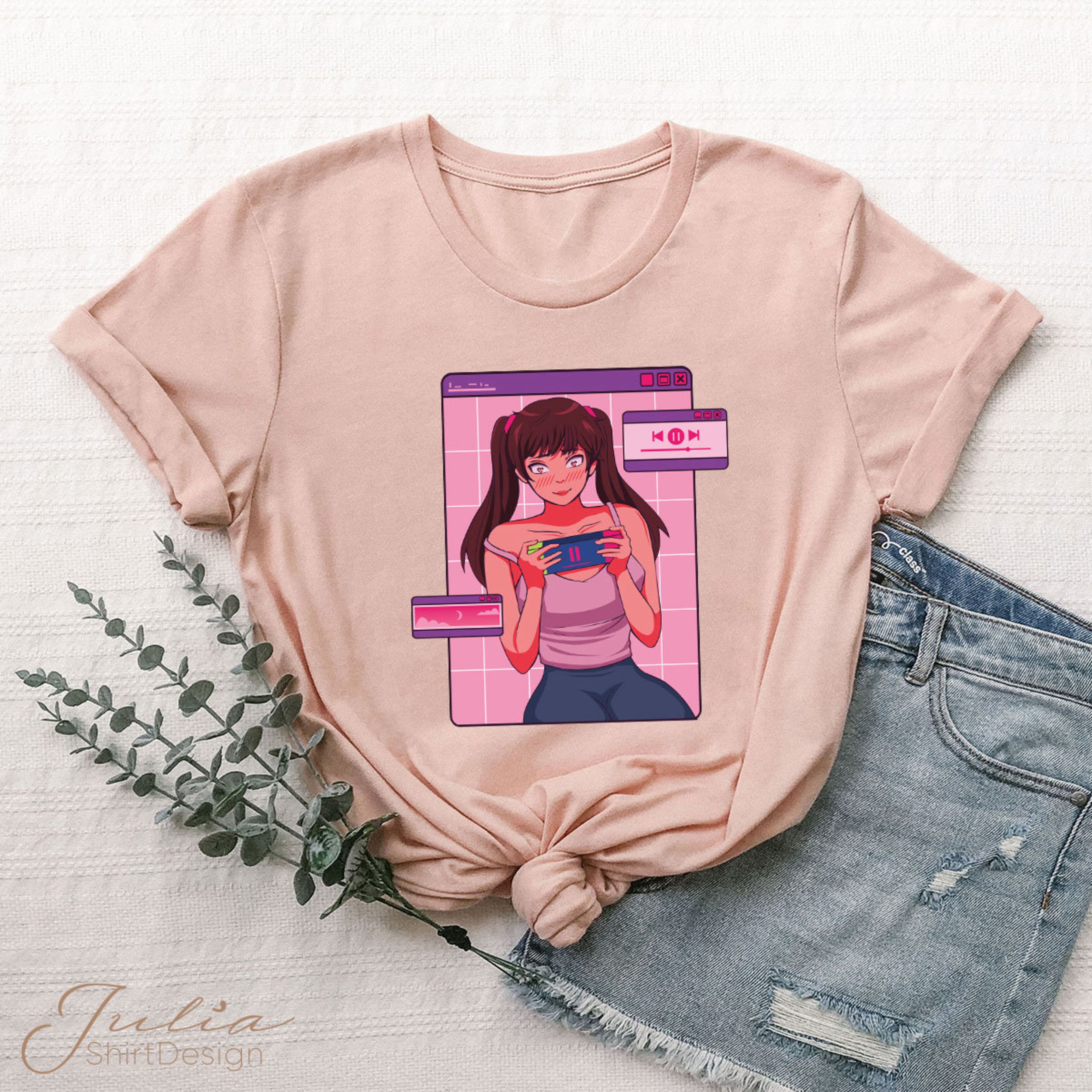 Cute Anime Girls T-Shirts, Perfect for School or Weekend - Image 4