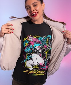 Cute Anime Tee: Cyberpunk Edgerunners Lucy Anime T-Shirt