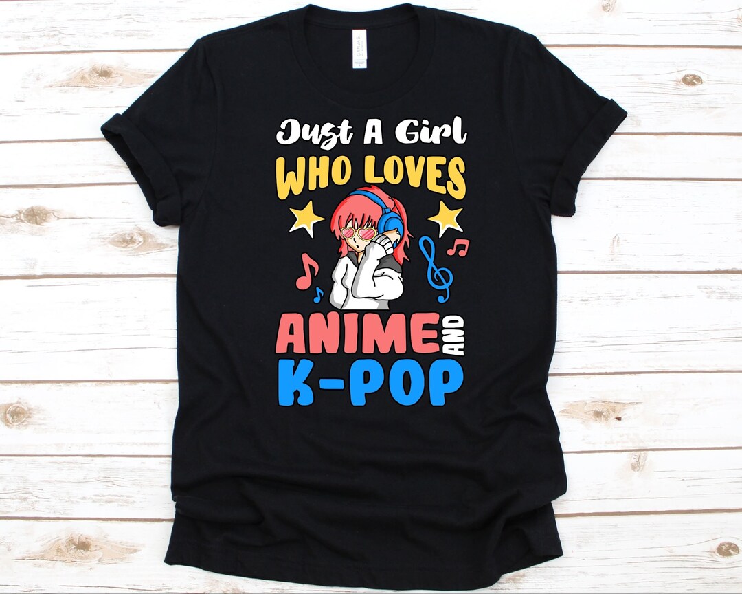 Cute Anime and K-Pop T-Shirt for Fans of Korean Drama, Perfect Gift for Manga Lovers, Ideal for Anime Fans