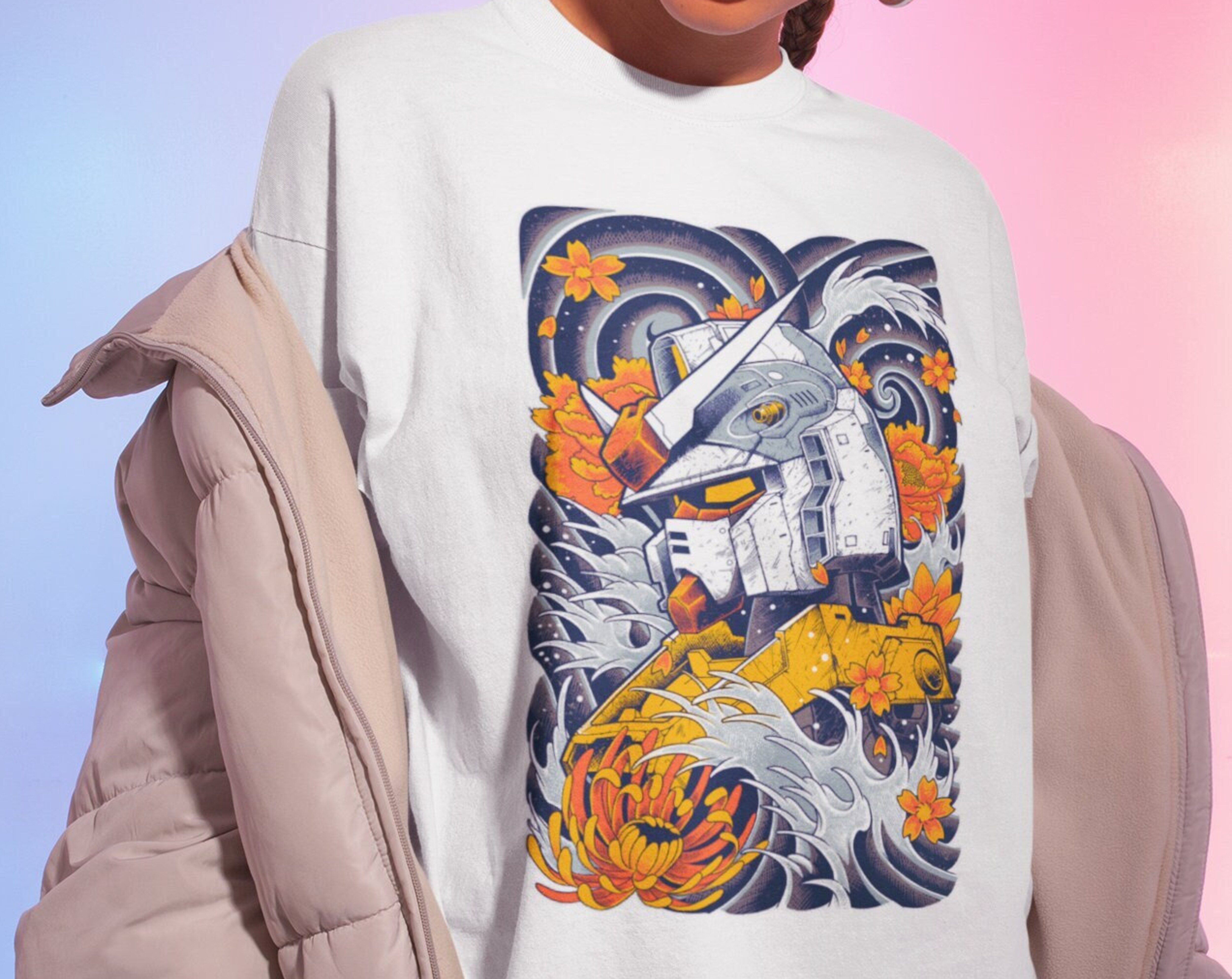 Cute Cat Shirt and Kawaii Crewneck Sweatshirt for Anime Fans - Image 2