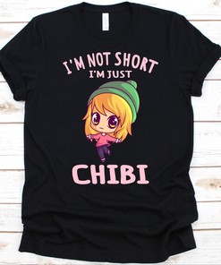 Cute Chibi T-Shirt for Anime Lovers, Ideal Gift for Manga Fans and Mangaka, Unique Anime Graphics Included