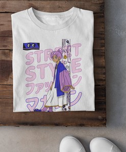 Cute Dragon Anime T-Shirt - Kawaii Manga Illustration Tee for Fans