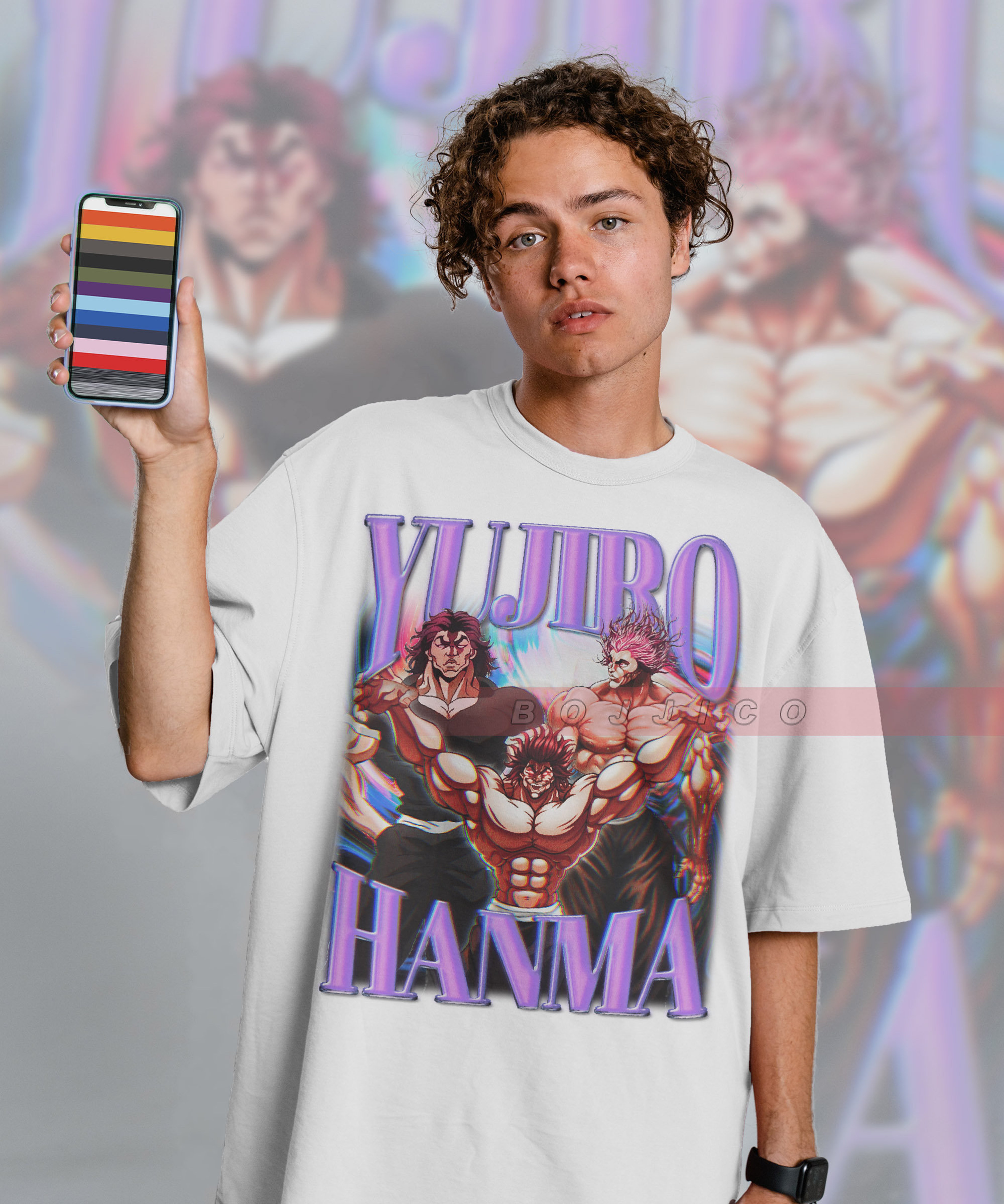 Cute Graphic Tee Gift for Anime Lovers - Long Sleeve Shirt - Image 3