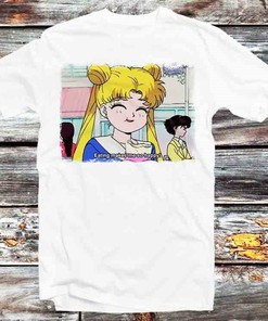 Cute Maneki Neko Sakura Tree T-Shirt, Vintage Style Anime Lovers Gift - Unisex Cartoon Anime Top