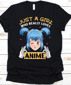 Cute Women's Anime T-Shirt for Otakus, Ideal Gift for Anime Fans and Manga Enthusiasts, Perfect for Women
