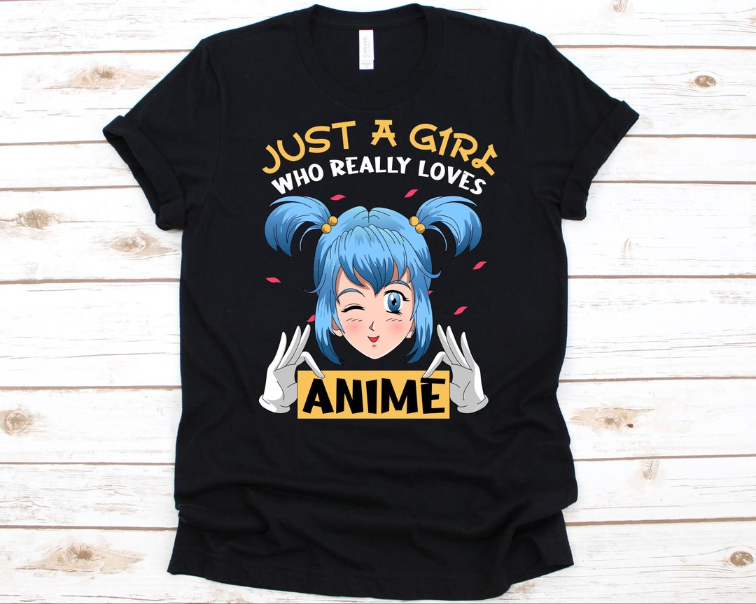 Cute Women's Anime T-Shirt for Otakus, Ideal Gift for Anime Fans and Manga Enthusiasts, Perfect for Women