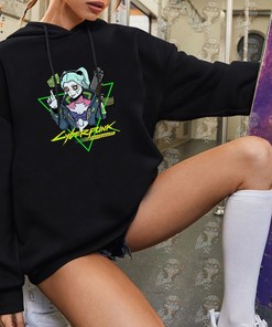 Cyberpunk Edgerunners Unisex Hoodie - Rebecca Hoodie Collection
