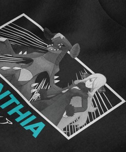 Cynthia Gym Leader Japanese Anime Graphic Tee - Perfect Gift Idea for Fans