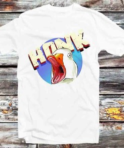 D20 Dice Honk Goose Funny Duck Tee for D&D Fans