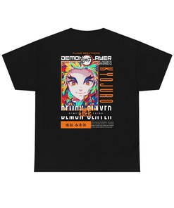 D3MON SL4YER Flame Shirt - Cool Anime Inspired Tee for Active Days