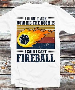DND Wizard Cast Fireball Sweatshirt - Vintage Retro Gift for Anime Enthusiasts